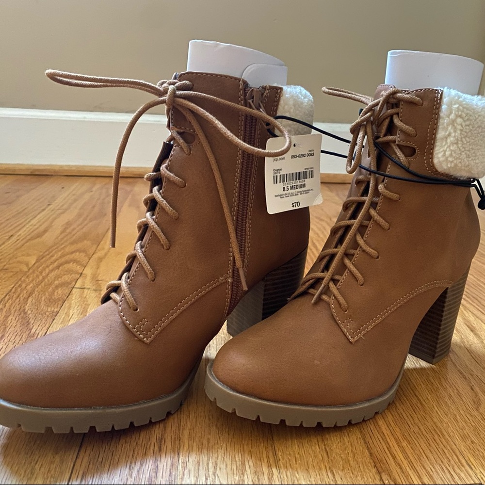 Brown booties